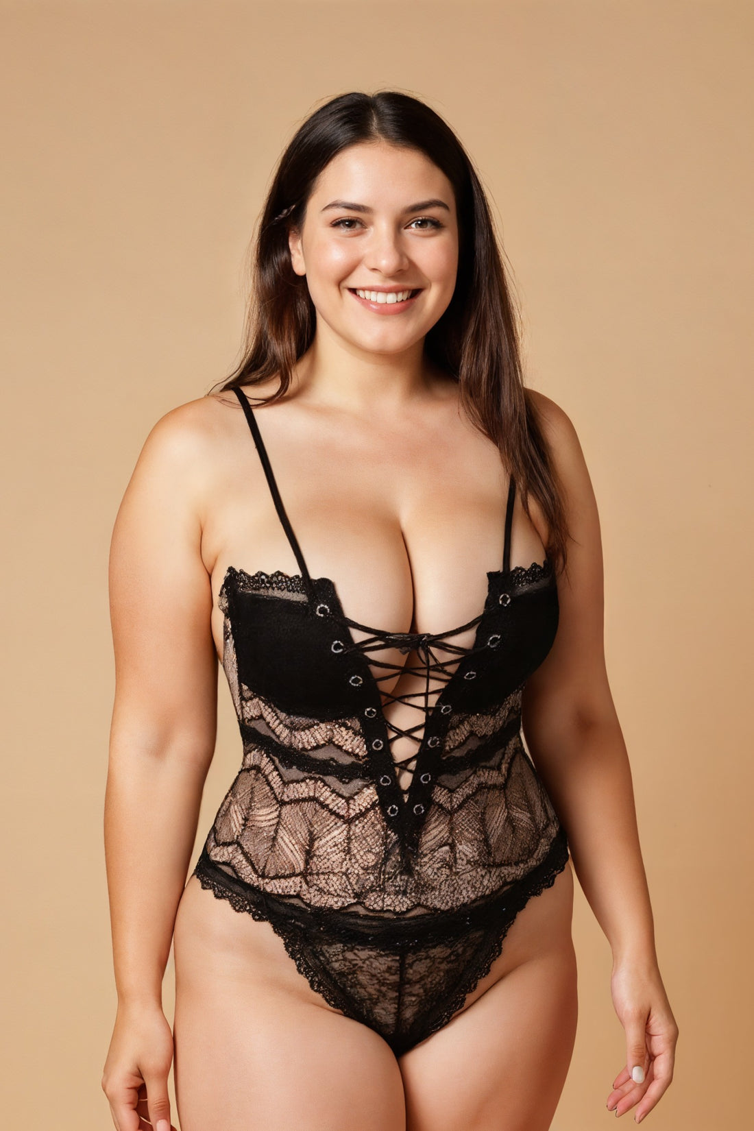 Plus Size Lace Sheer Bodysuit lingerie SXJ _of_bliiss.love_sexy_lingerie_sexy_costume_trendy_and_latest_designs_seductive_lingerie_November_2024