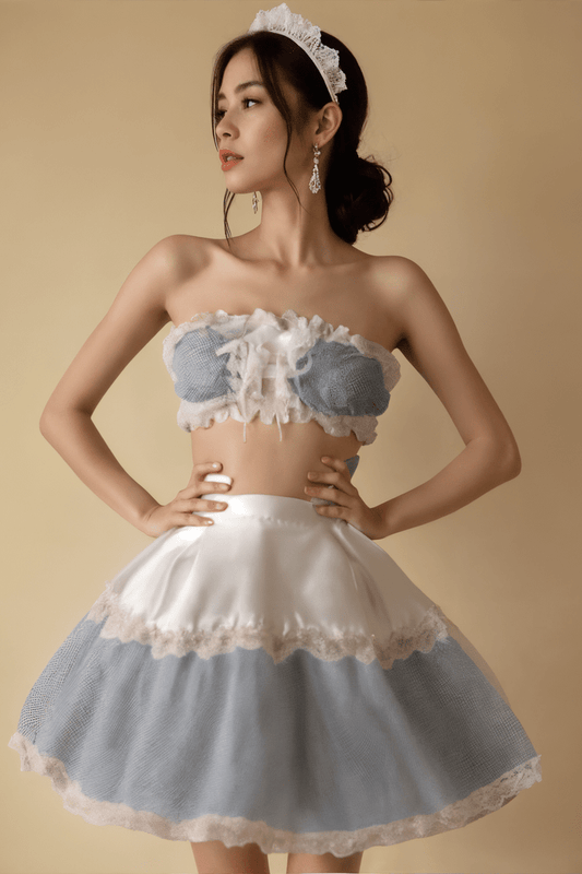 Seductive Roleplay Lace Maid dress Style BLIISS.LOVE _of_bliiss.love_sexy_lingerie_sexy_costume_trendy_and_latest_designs_seductive_lingerie_November_2024