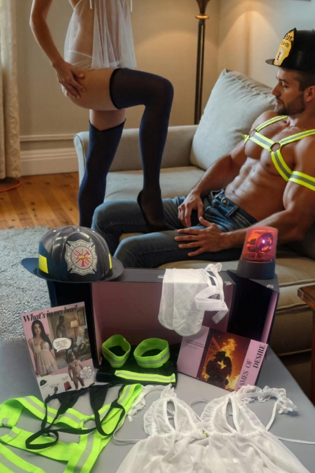 Roleplay Romance Kit: A Rescue That Ignited More Than Fire Roleplay Fantasy Kit BLIISS.LOVE _of_bliiss.love_sexy_lingerie_sexy_costume_trendy_and_latest_designs_seductive_lingerie_November_2024