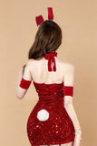 Sexy Bunny Costume Red Sequin Dress BLIISS.LOVE _of_bliiss.love_sexy_lingerie_sexy_costume_trendy_and_latest_designs_seductive_lingerie_November_2024