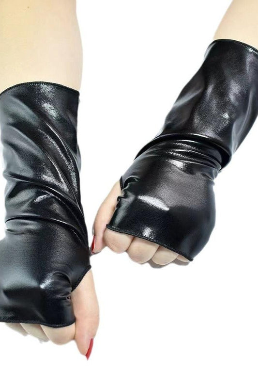 Sexy Leather Punk Gloves BLIISS.LOVE _of_bliiss.love_sexy_lingerie_sexy_costume_trendy_and_latest_designs_seductive_lingerie_November_2024