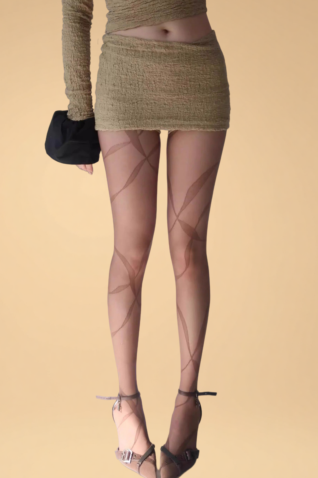 Sweet Jacquard Stockings Hosiery YL _of_bliiss.love_sexy_lingerie_sexy_costume_trendy_and_latest_designs_seductive_lingerie_November_2024