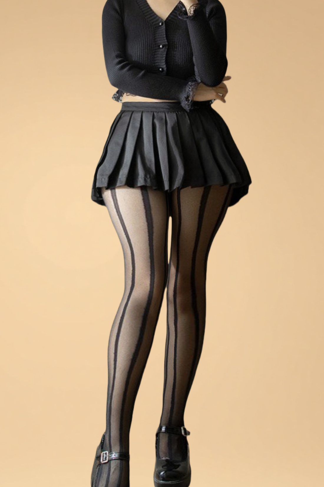 Watermelon Stripe Tights Hosiery YL _of_bliiss.love_sexy_lingerie_sexy_costume_trendy_and_latest_designs_seductive_lingerie_November_2024