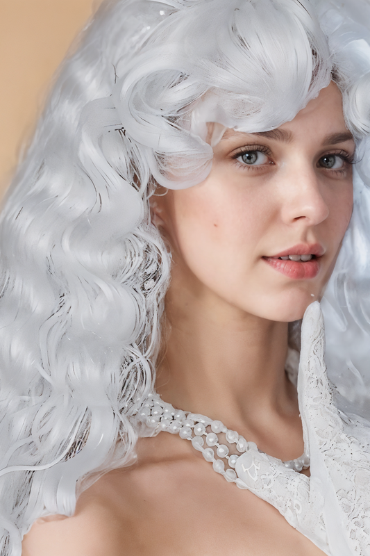 White Long Wavy Cosplay Wig BLIISS.LOVE _of_bliiss.love_sexy_lingerie_sexy_costume_trendy_and_latest_designs_seductive_lingerie_November_2024